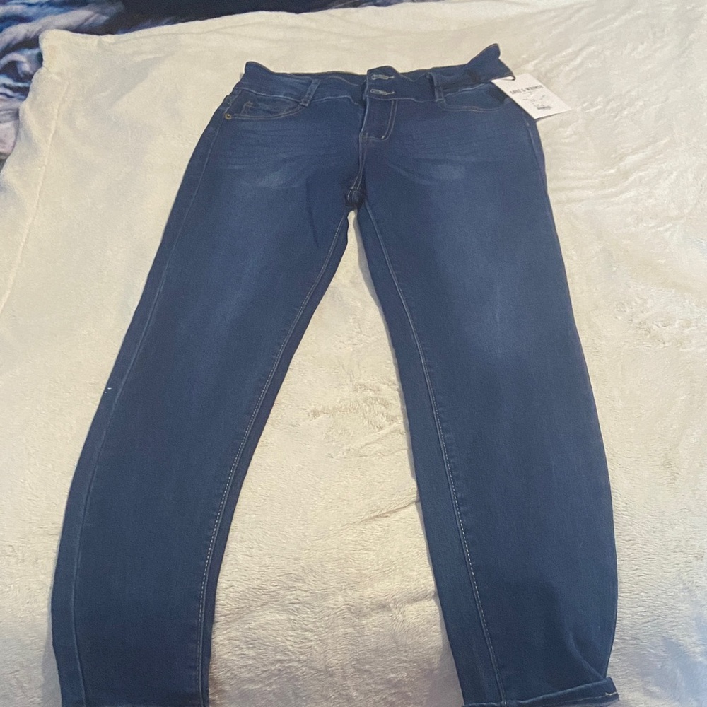 Women’s Skinny Dark Blue Stretch Jeans